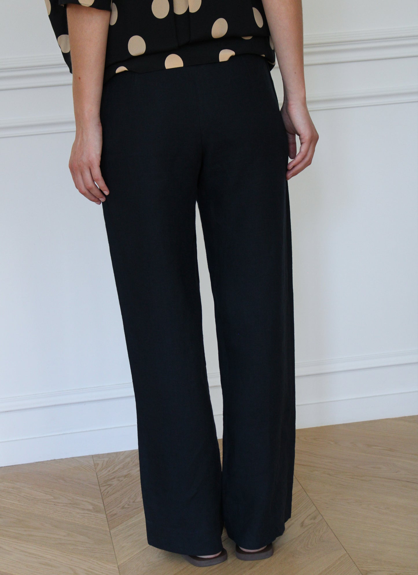 c.1990 Bridge pants Blanc Bleu - Size S