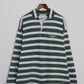 c.1990 Blanc Bleu Striped Polo - Size M