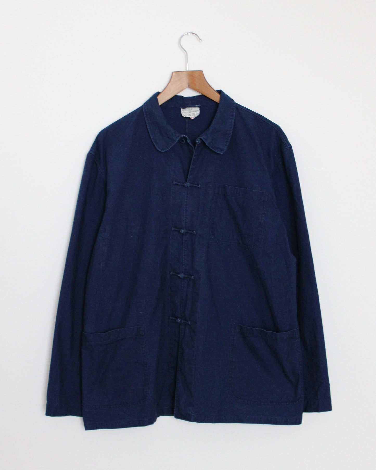 c.1980 Chinese Indigo Work Jacket  - Size M