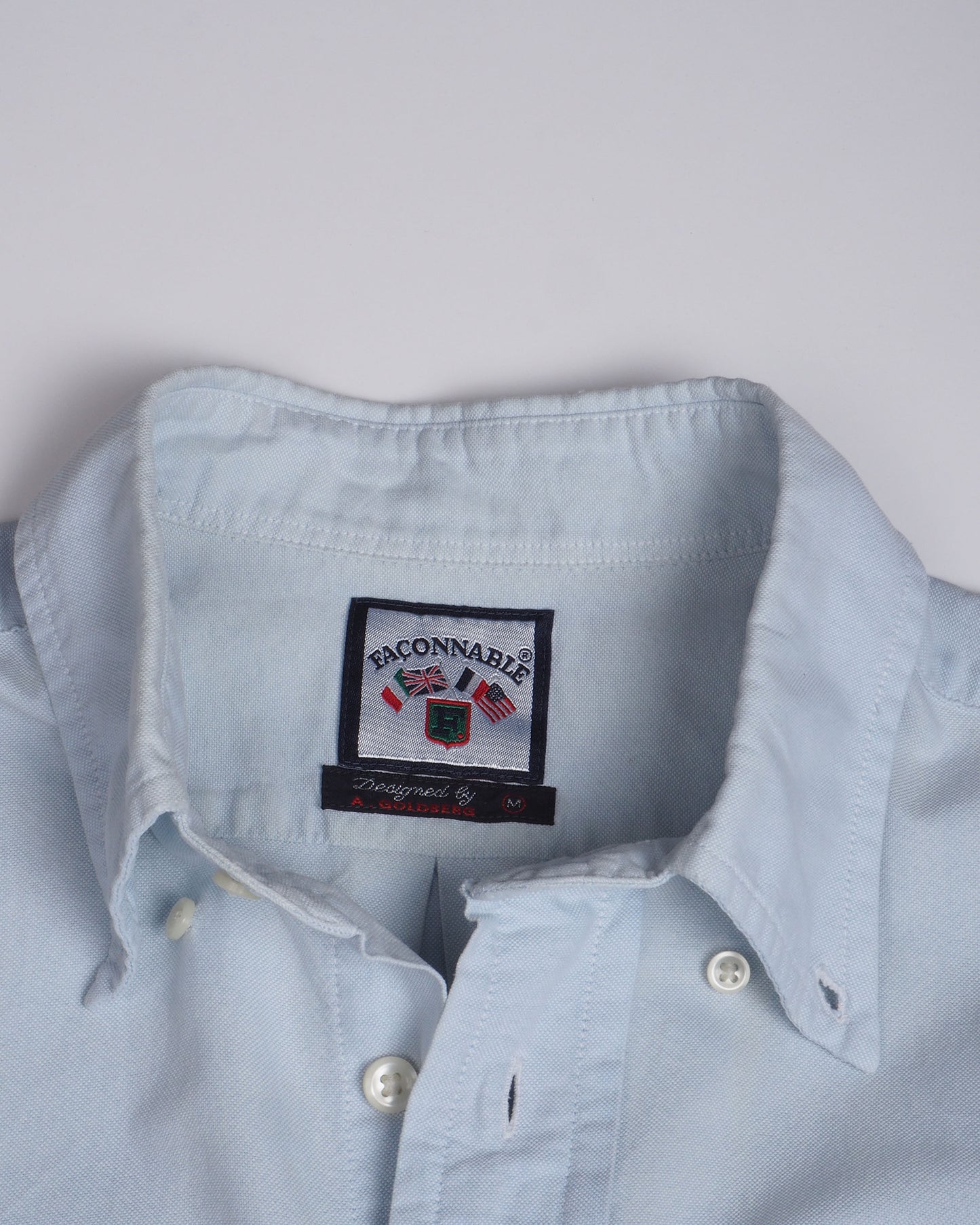 c.1990 Façonnable Shirt by Albert Goldberg- Size M