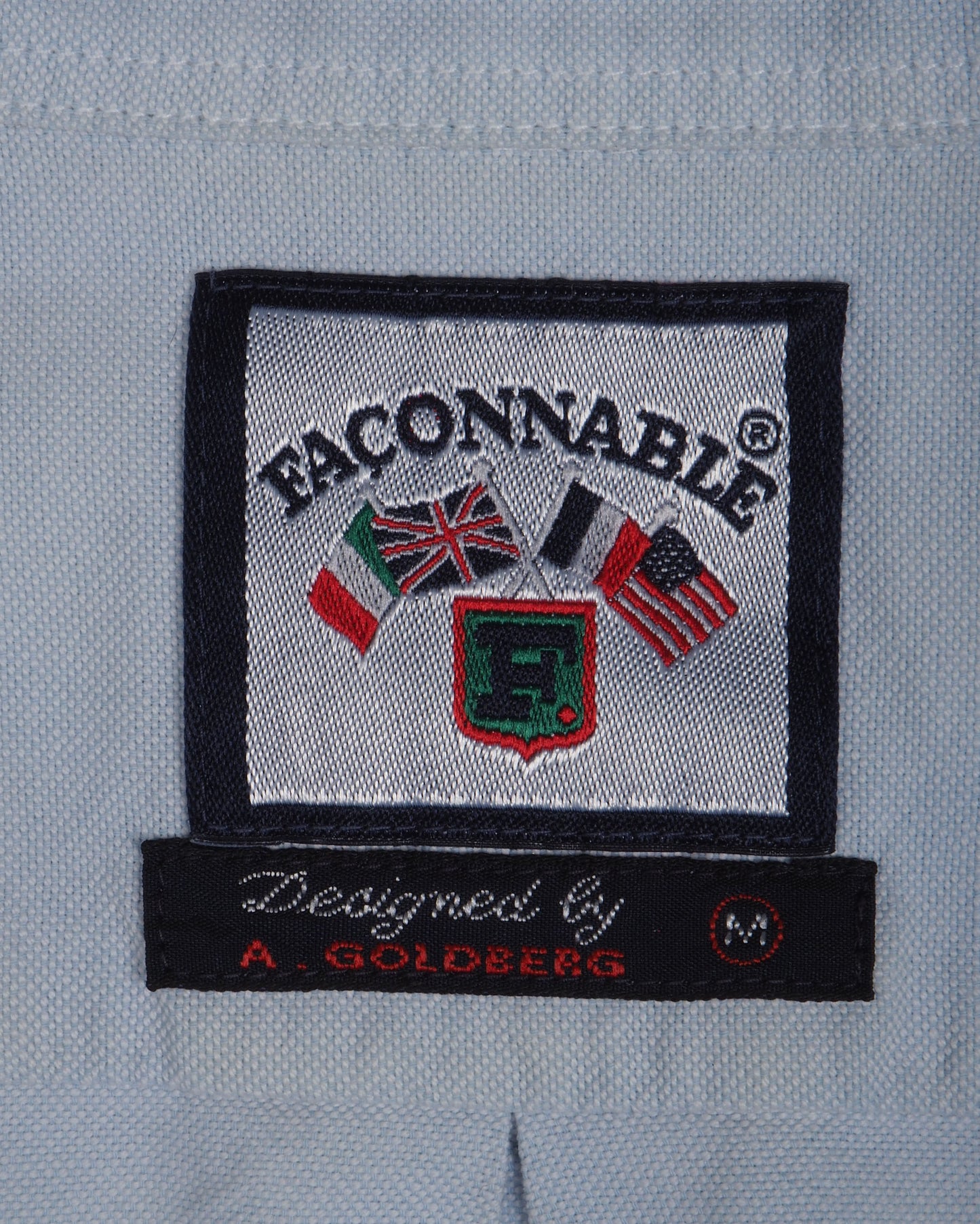 c.1990 Façonnable Shirt by Albert Goldberg- Size M