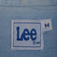 c.1990 Lee Chambray Shirt - Size L