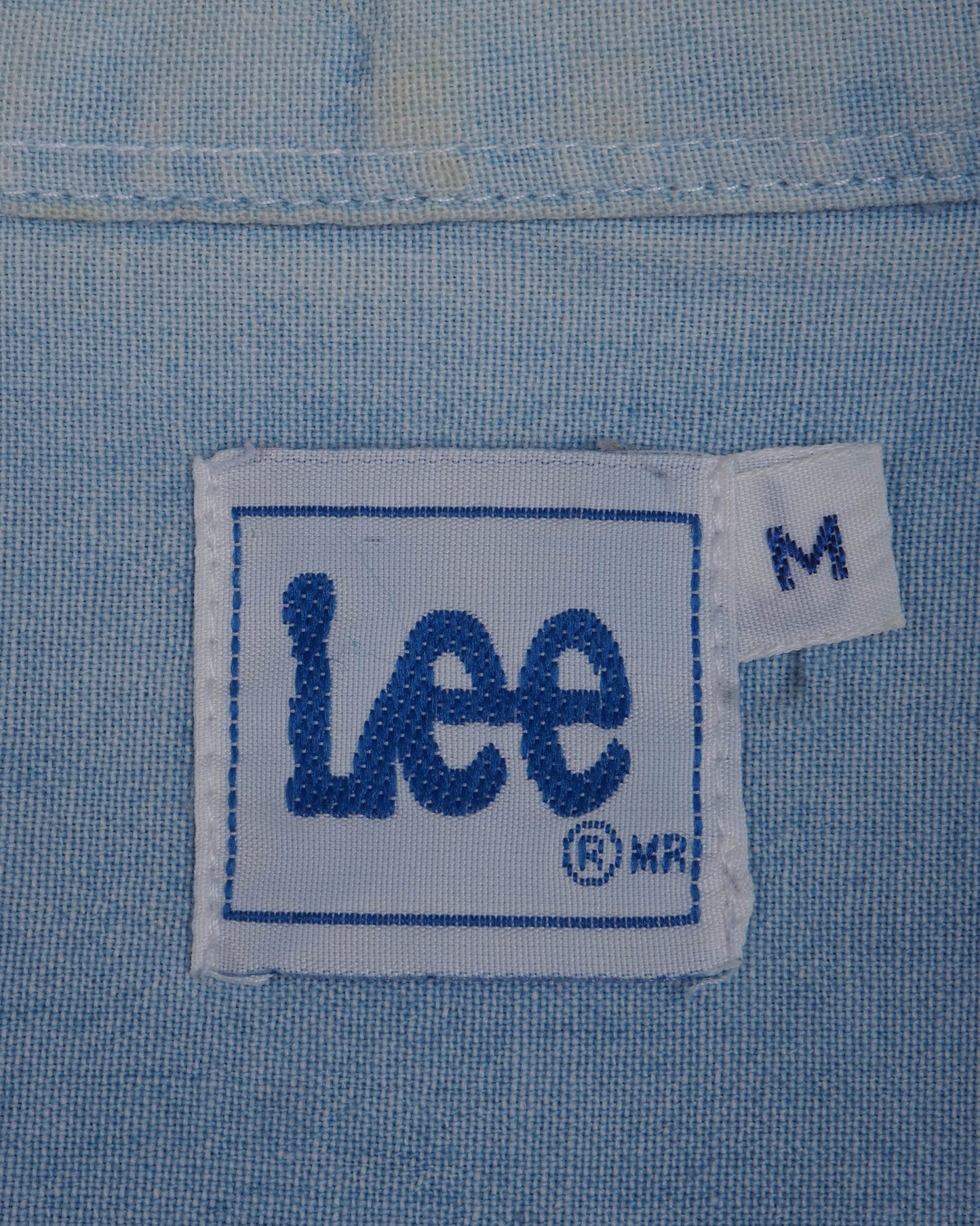 c.1990 Lee Chambray Shirt - Size L