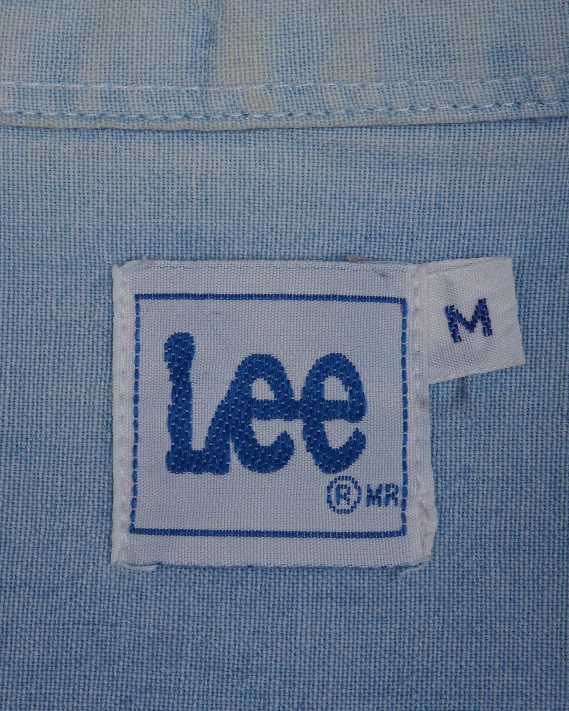 c.1990 Lee Chambray Shirt - Size L