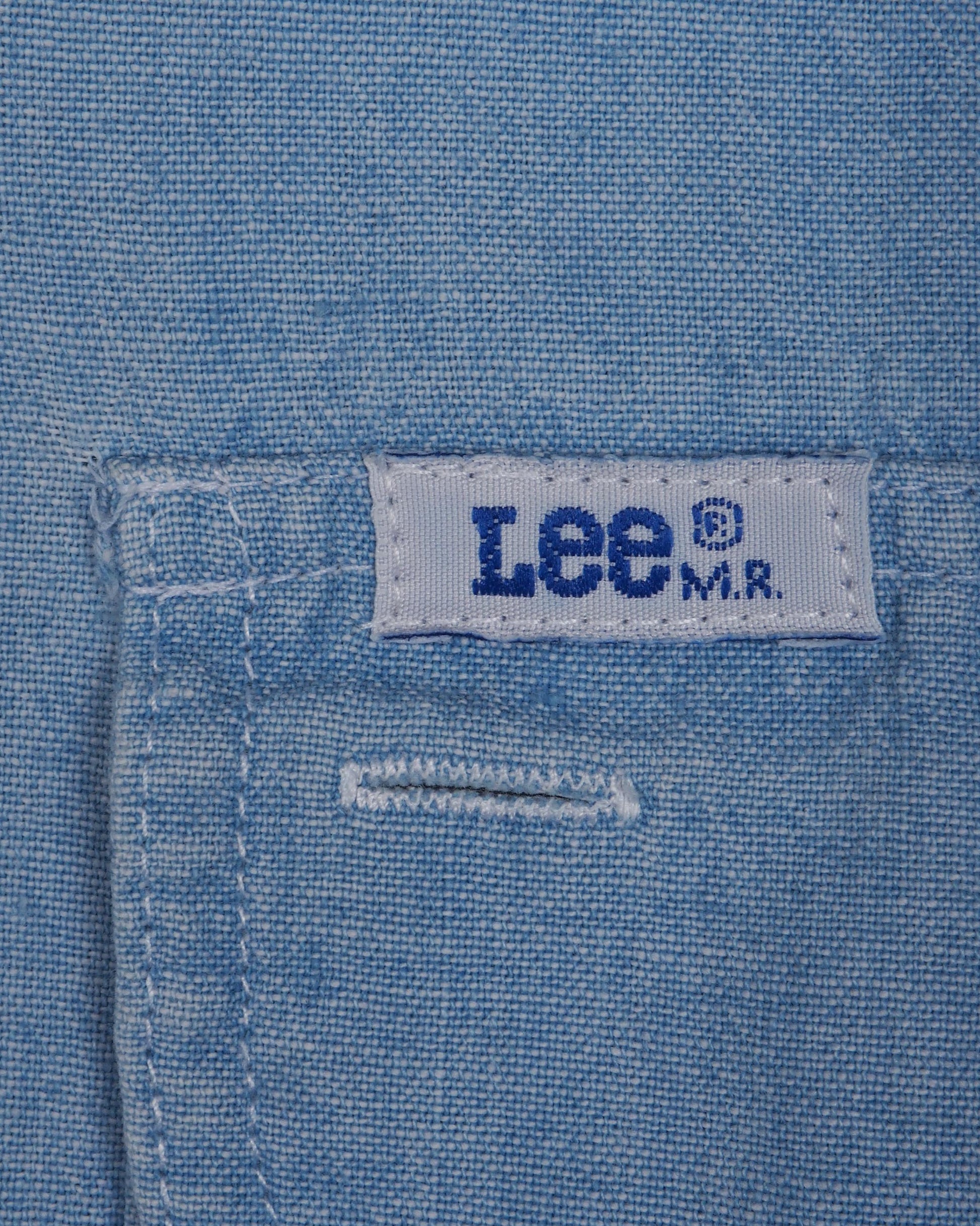c.1990 Lee Chambray Shirt - Size L