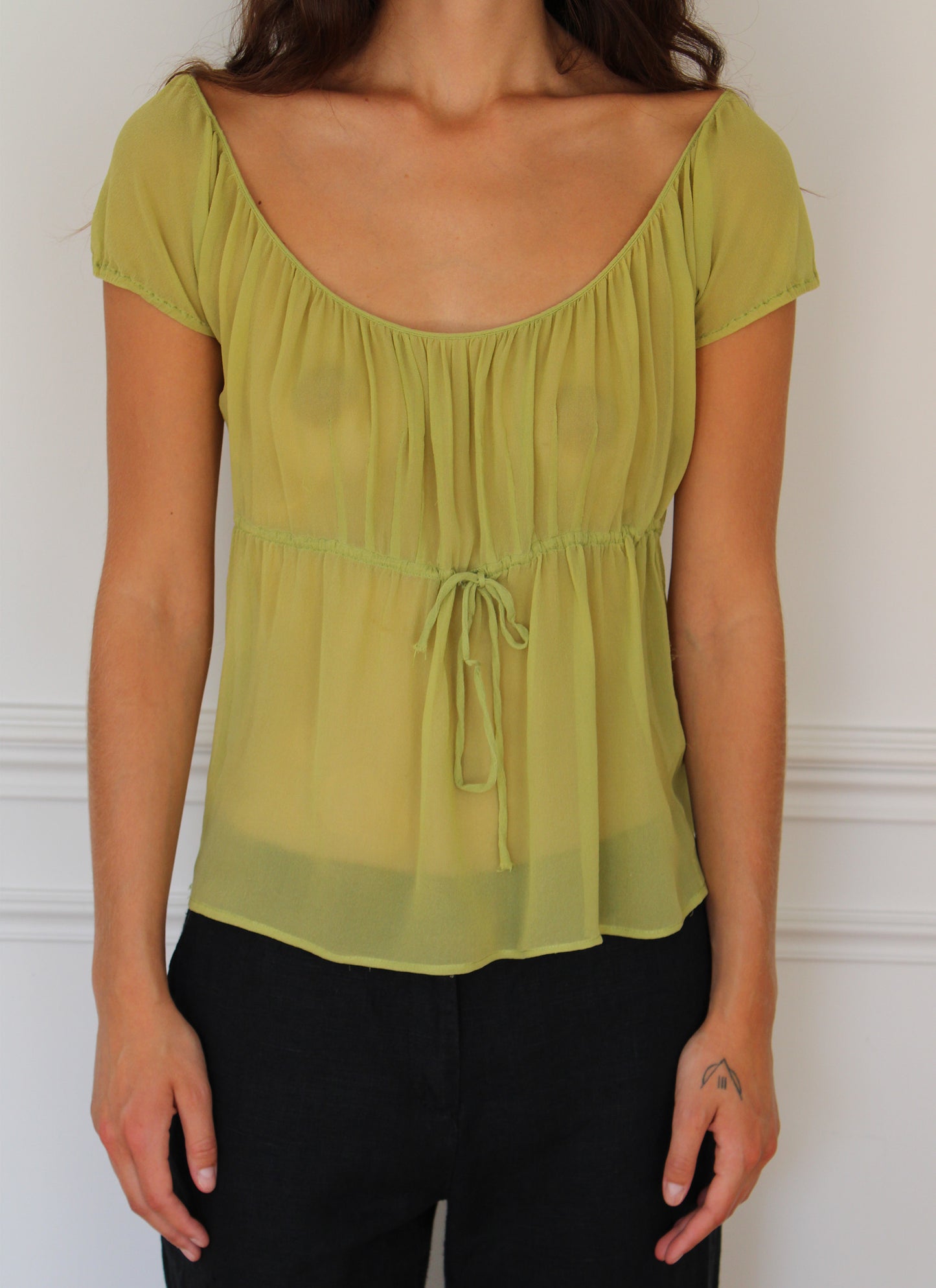 c.1990 Katharine Hamnett Blouse - Size S