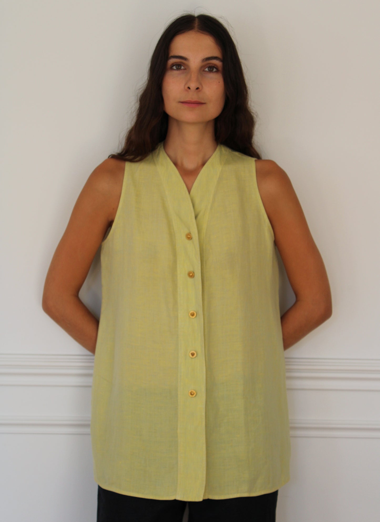 c.1990 Anne-Marie Beretta Blouse - Size M