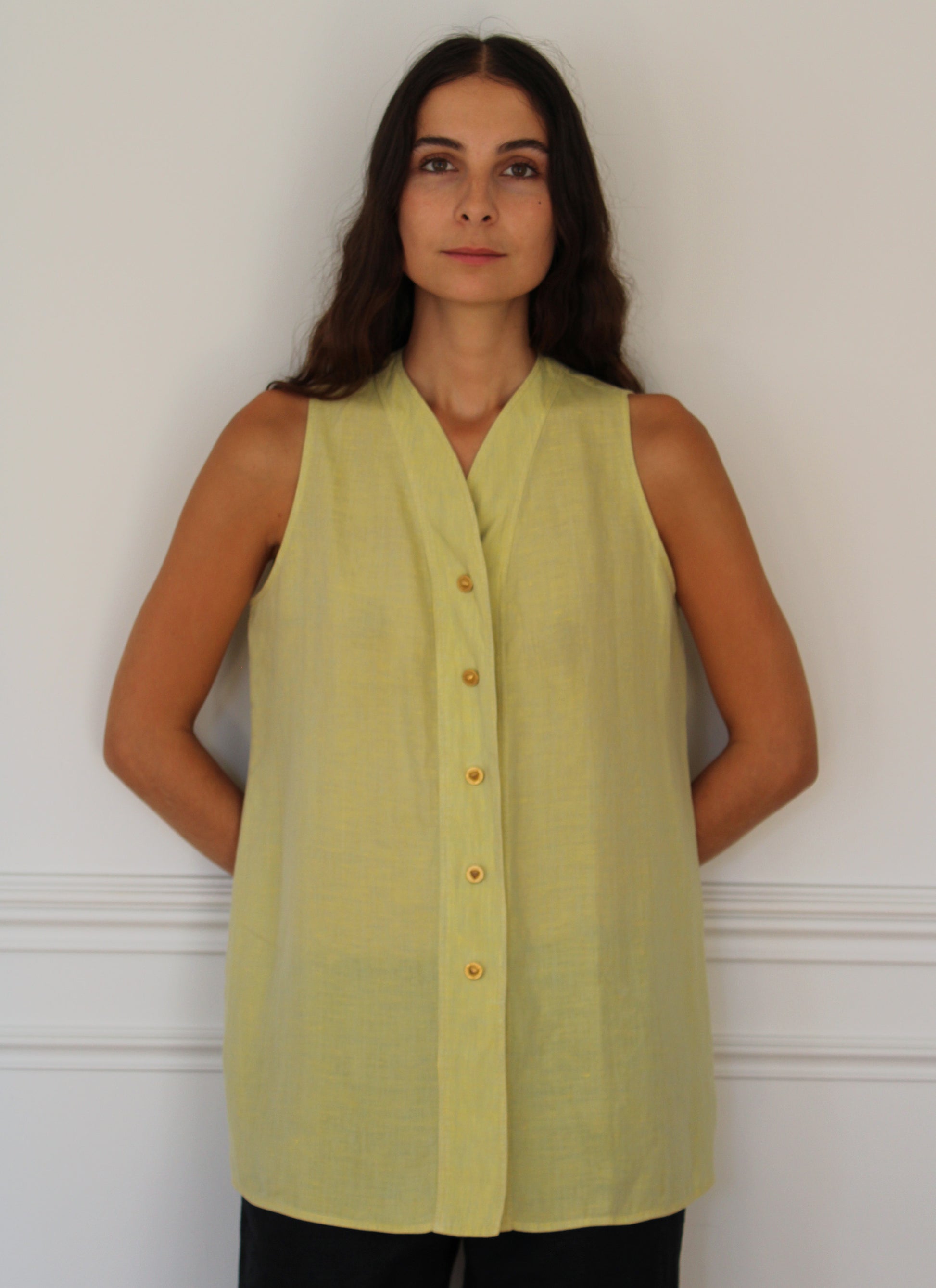 c.1990 Anne-Marie Beretta Blouse - Size M