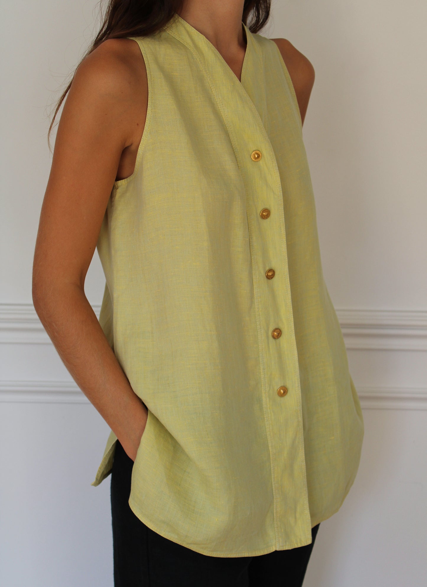 c.1990 Anne-Marie Beretta Blouse - Size M