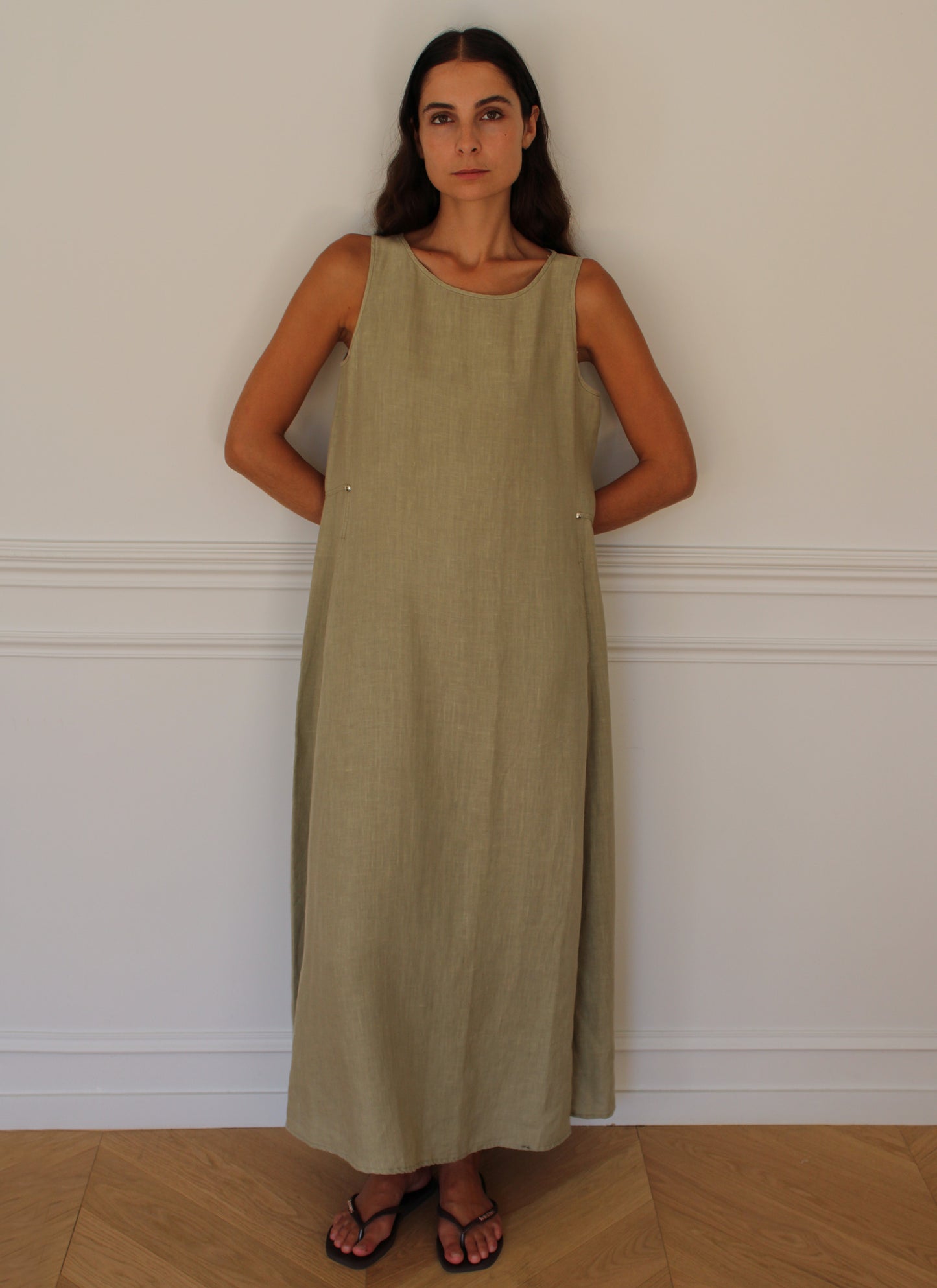 c.1990 Claude Montana dress - Size L