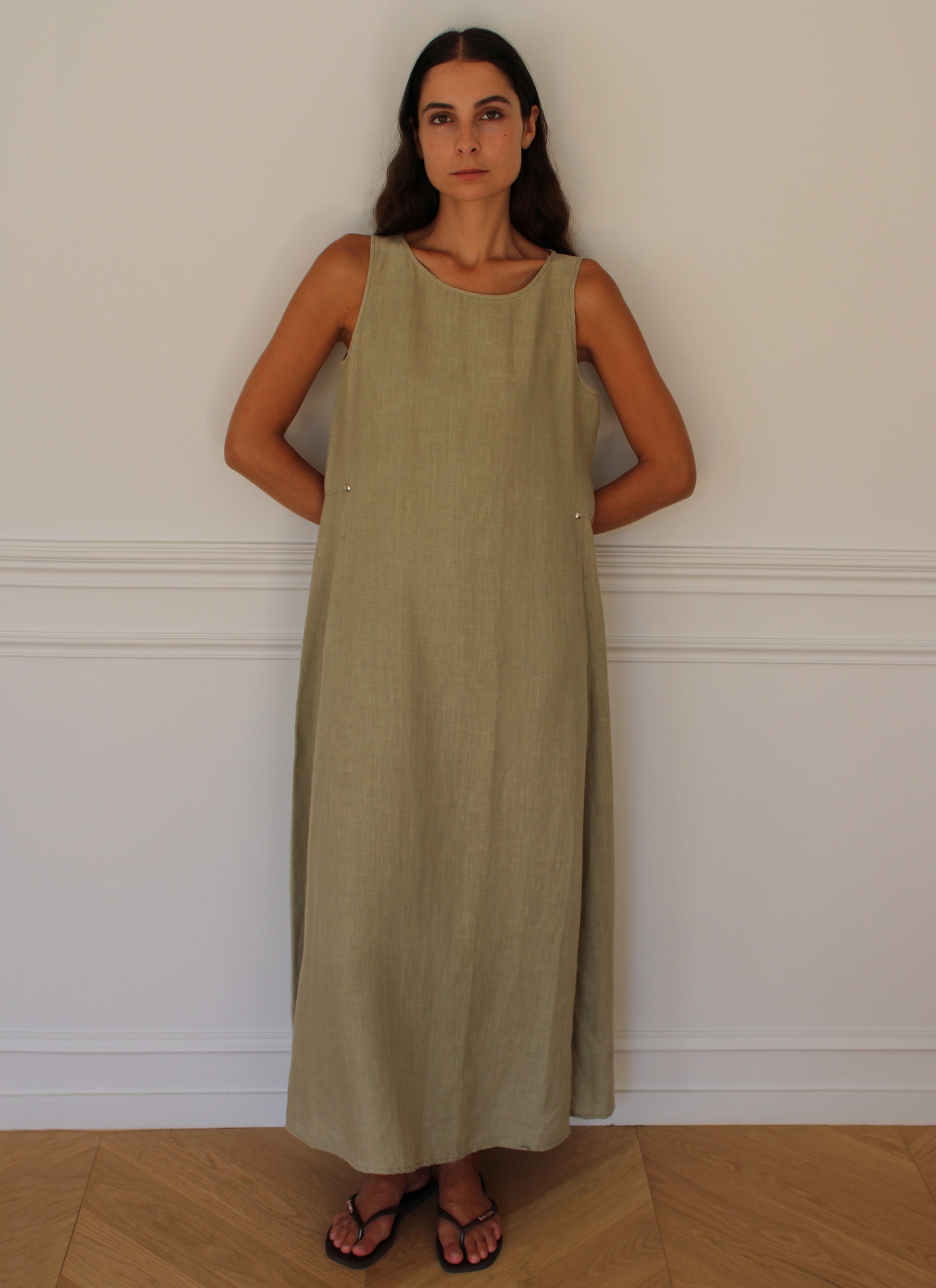 c.1990 Claude Montana dress - Size L