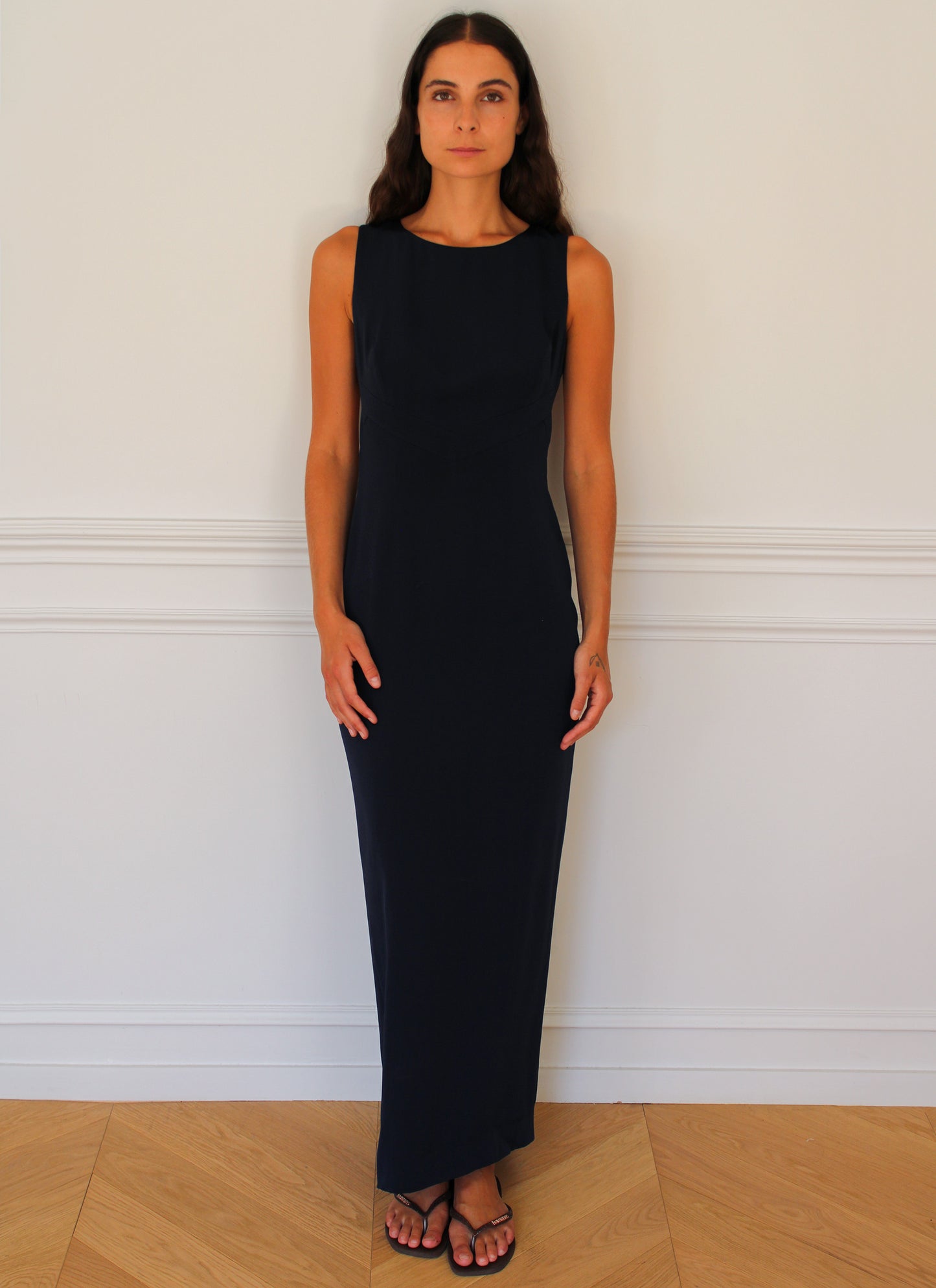 c.1990 Rochas Silk dress by Olivier Theyskens - Size S