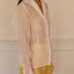 c.1990 Anne Fontaine Sheer shirt - Size M