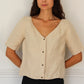 c.1990 Anne Marie Beretta Blouse - Size M