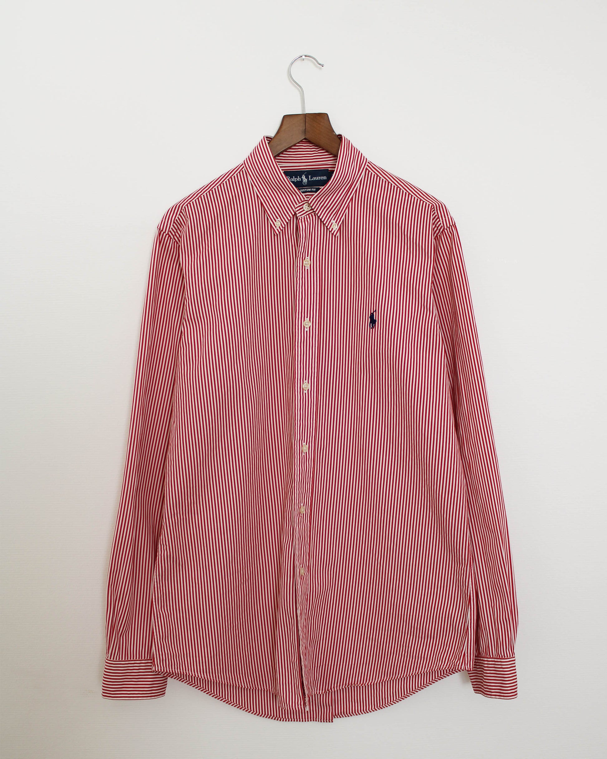 c.1990 Ralph Lauren Striped Shirt - Size M