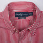 c.1990 Ralph Lauren Striped Shirt - Size M