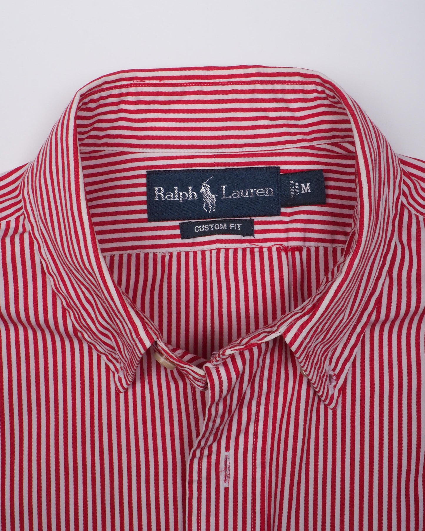 c.1990 Ralph Lauren Striped Shirt - Size M