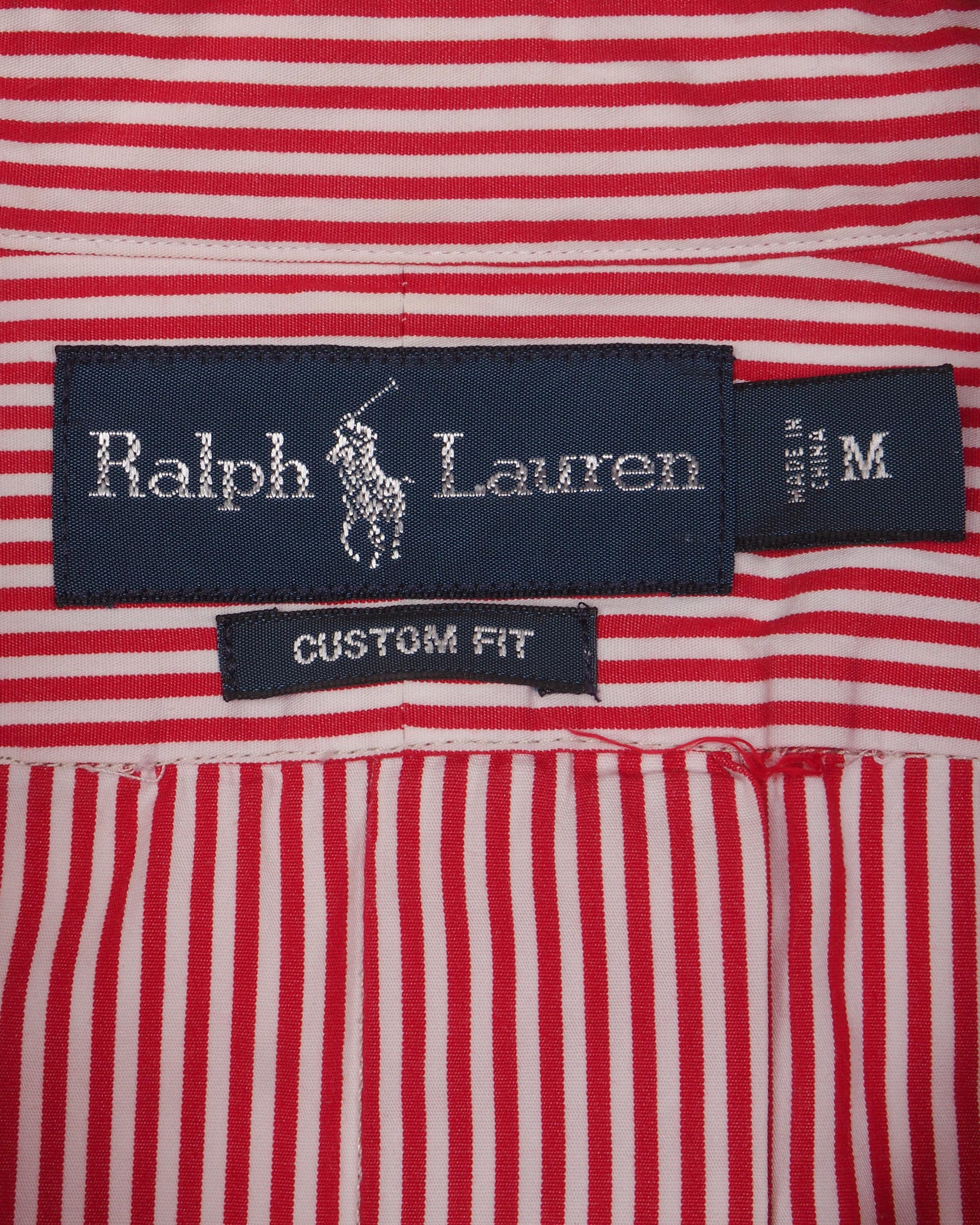 c.1990 Ralph Lauren Striped Shirt - Size M