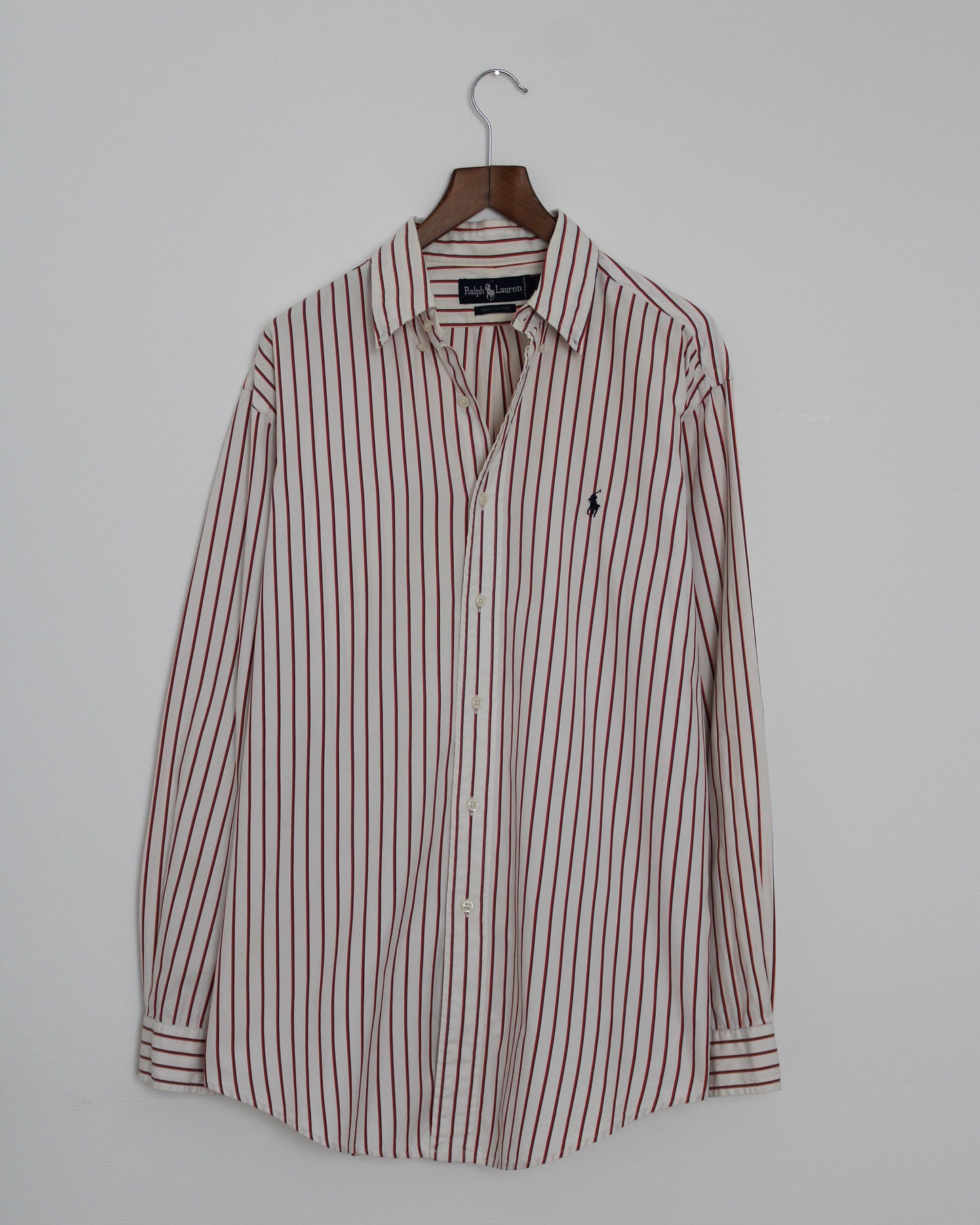 c.1990 Ralph Lauren Striped Shirt - Size M