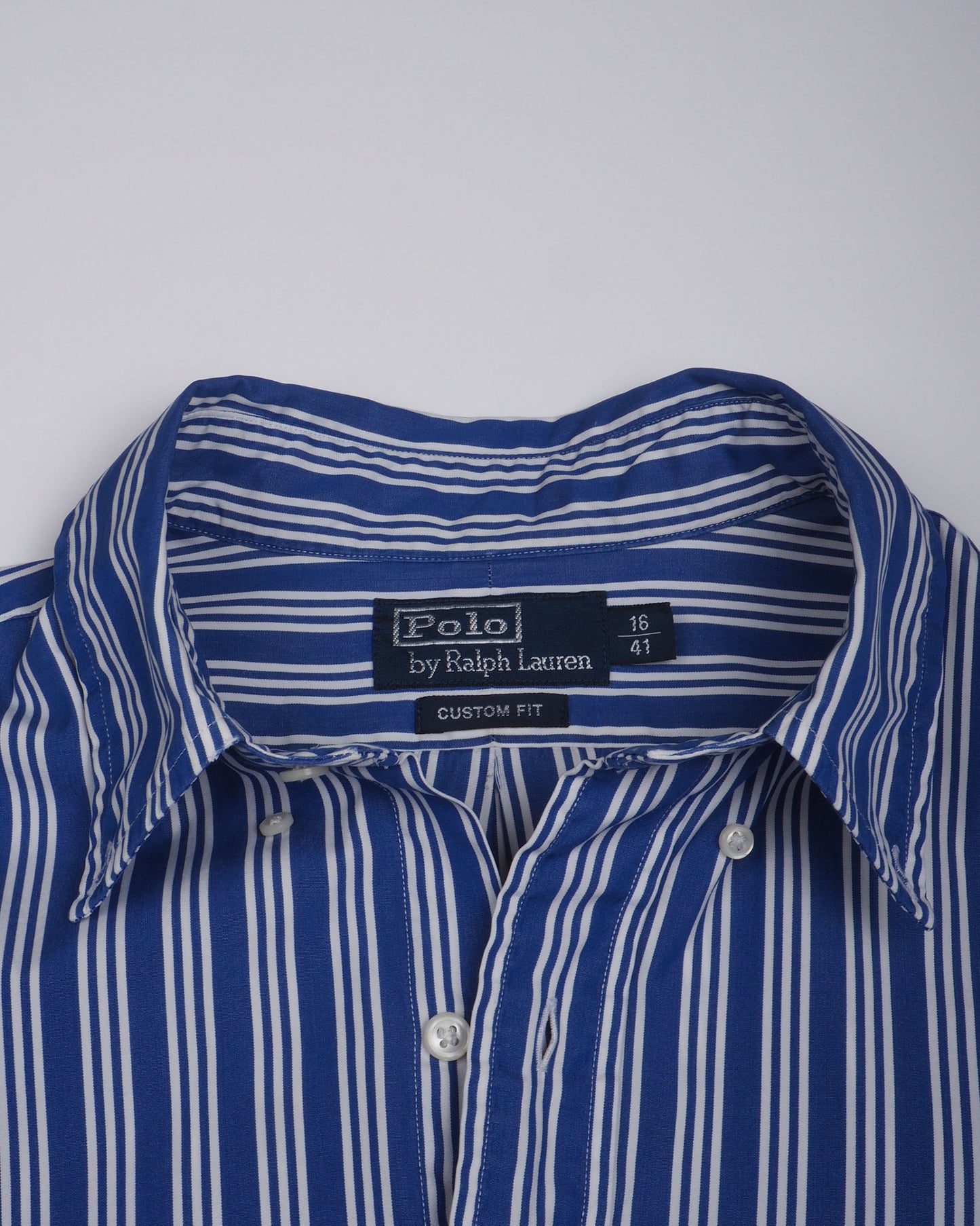 c.2000 Ralph Lauren Striped Shirt - Size L