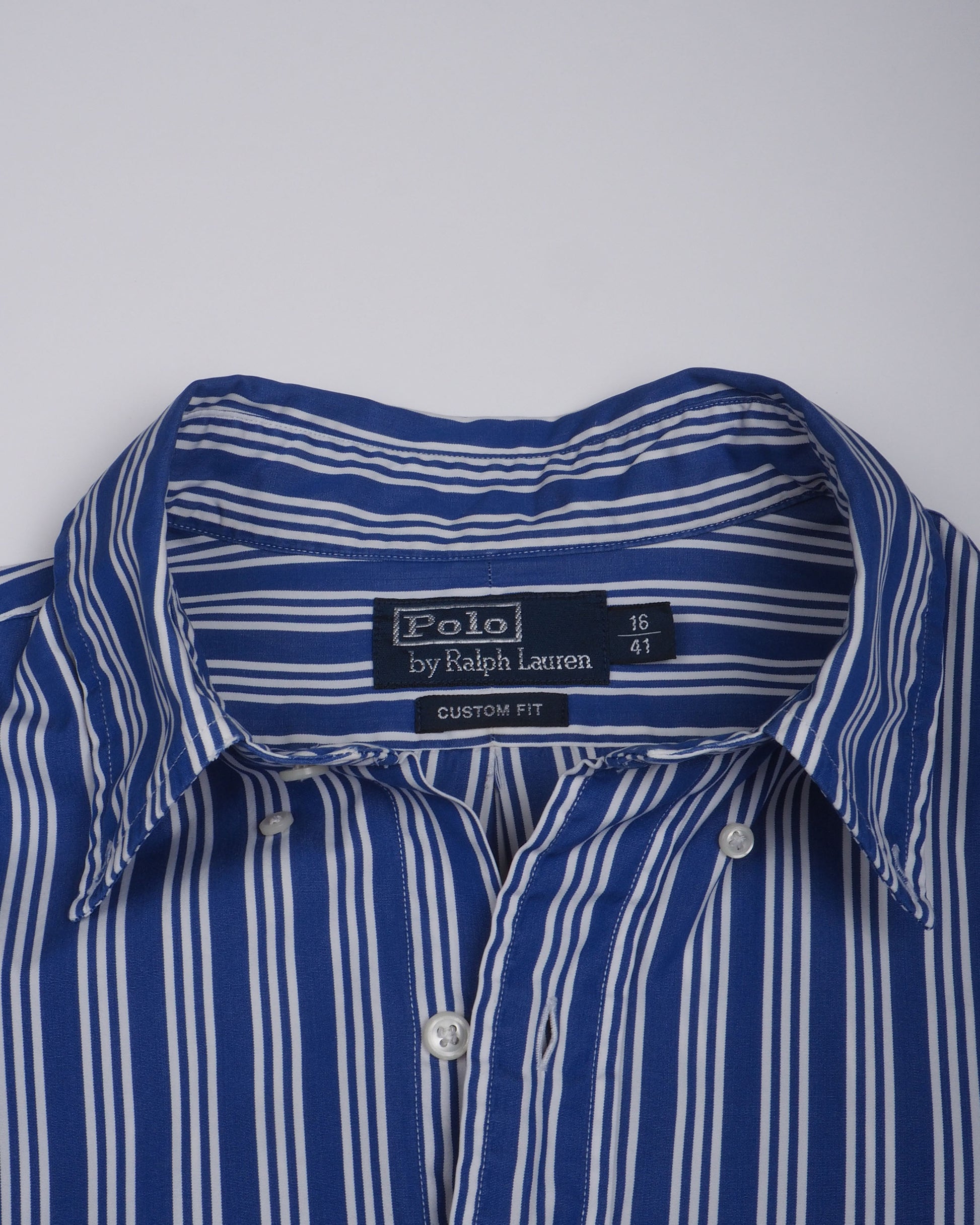 c.2000 Ralph Lauren Striped Shirt - Size L