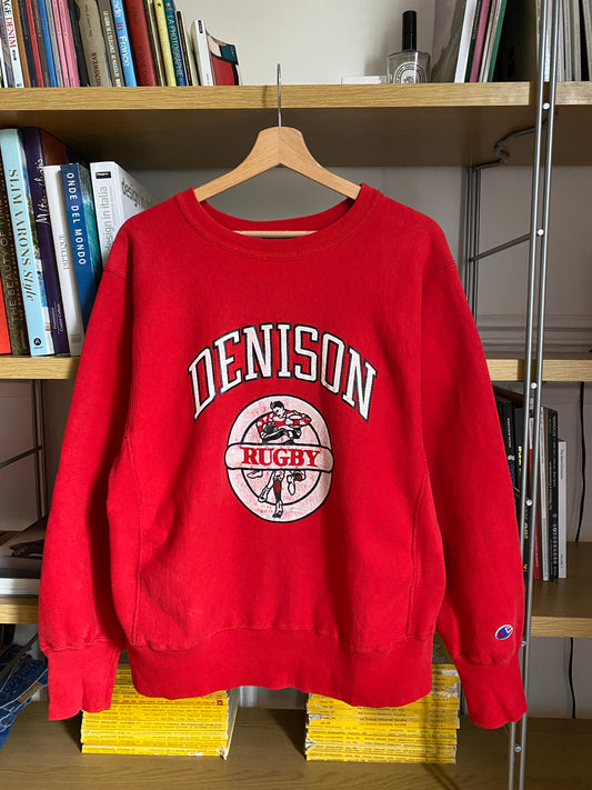 c.1980 Champion Denison Rugby sweatshirt